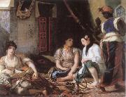 Eugene Delacroix Algerian Women in their Chamber oil on canvas